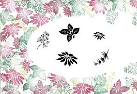 Majestix Christmas Garden Clear Stamp Set
