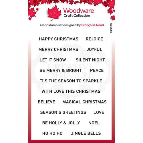 Christmas Sentiment Strips Clear Stamp Set (OUT OF STOCK)