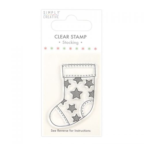 Christmas Stocking Mini Clear Stamp