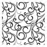Cling Rubber Background Stamp Wispy