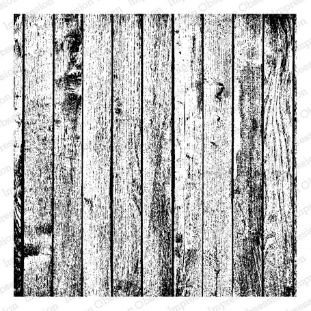 Cling Rubber Background Stamp Wooden Plank