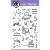 Cool Yule Polar Bear Clear Stamp Set