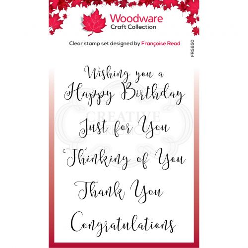 Curly Greetings Clear Stamp Set