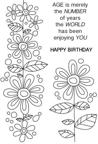 Daisy Chain Clear Stamp Set