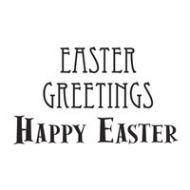 Easter Greetings Clear Stamp Set