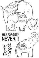 Elephant Love Clear Stamp Set