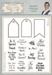 Essential Sentiment Labels Clear Stamp Set