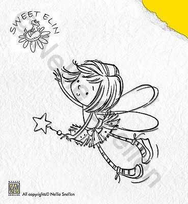 Little Girl Fairy Clear Stamp