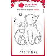 Festive Fuzzies Polar Bear Clear Stamp Set