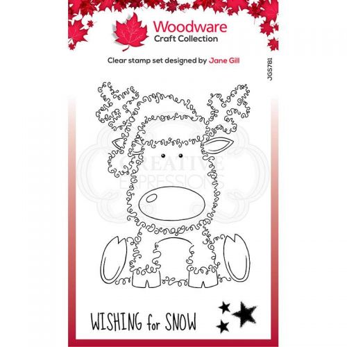 Festive Fuzzies Reindeer Clear Stamp Set