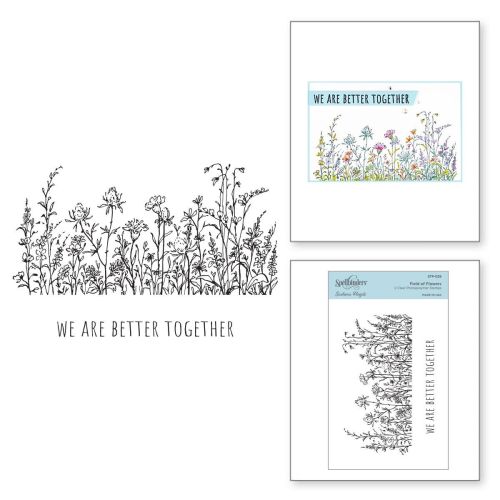 Field Of Flowers Clear Stamp Set