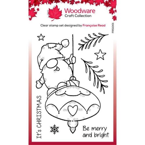 Funtime Christmas Bauble Gnome Clear Stamp Set