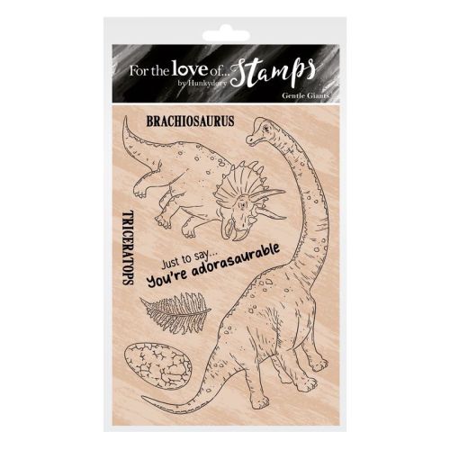 Gentle Giants Dinosaur Clear Stamp Set