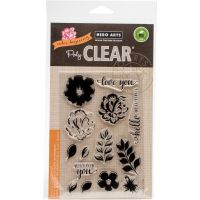 Hero Arts Colour Layering Flowers For You Clear Stamp Set