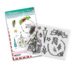 Holly Blessings Christmas Clear Stamp Set