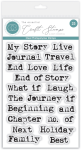 Journal Sentiments Clear Stamp Set