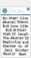 Journal Sentiments Clear Stamp Set