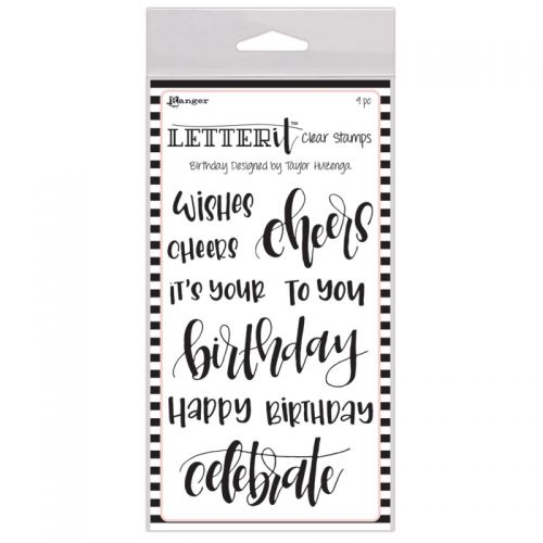 Ranger Letter It Birthday Clear Stamp Set