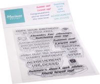 Level Up Computer Game Sentiments Clear Stamp Set