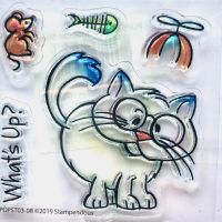Cat and Mouse Mini Clear Stamp Set