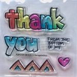 Thank You Mini Clear Stamp Set