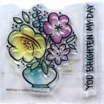Flower Vase Mini Clear Stamp Set