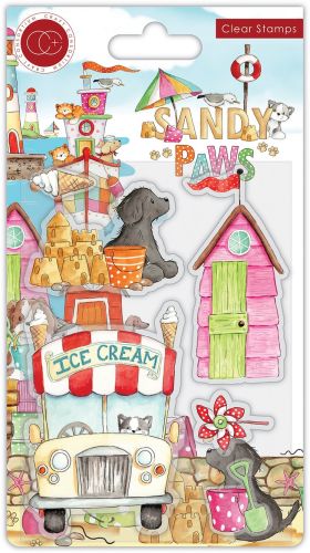Sandy Paws Ice Cream Clear Stamp Set