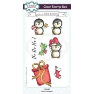 Santa Penguins Clear Stamp Set
