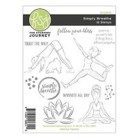Simply Breathe Yoga Clear Stamp Set