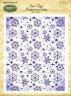 Snowflake Cling Background Stamp