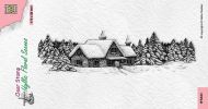 Idyllic Scenes Snowy House Clear Stamp