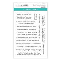 Christmas Holiday Sentiment Clear Stamp Set