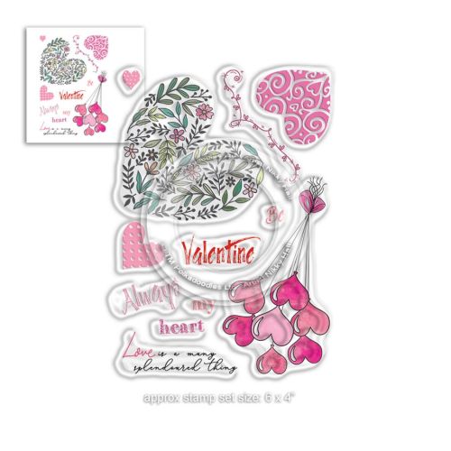 Splendoured Love Valentine Clear Stamp Set