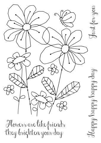 Summer Meadow Clear Stamp Set