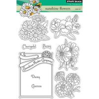 Sunshine Flowers Clear Stamp Set