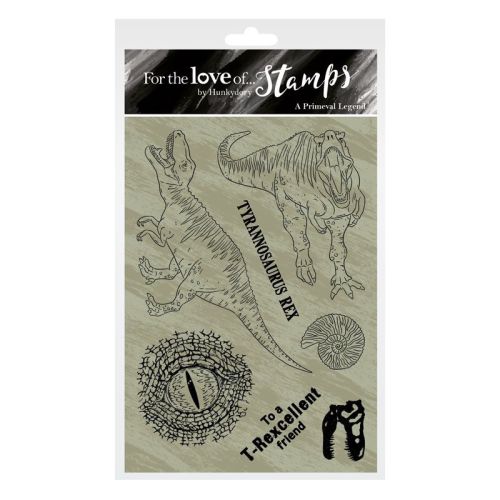 T rex Dinosaur Clear Stamp Set