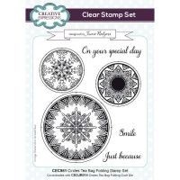 Tea Bag Folding Clear Stamp Set Circles