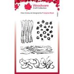 Woodware Texture Patches Clear Stamp Set