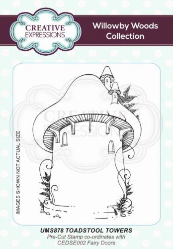Willowby Woods Toadstool Towers Cling Rubber Stamp