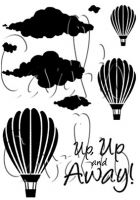 Cardio Up Up and Away Clear Stamp Set