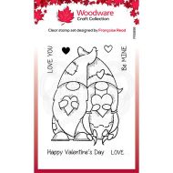 Valentine Gnomes Clear Stamp Set