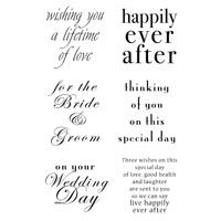 Wedding Words Clear Stamp Set