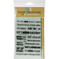 Wine Phrases Clear Stamp Set