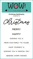 WOW Christmas Sentiments Clear Stamp Set