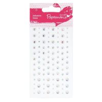 Self Adhesive Crystals Clear Irridescent