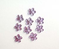 10mm Crystal Flowers Lilac