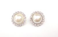 Pearl and Crystal Button Embellishments