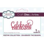 Celebrate The Season Christmas Sentiment Die