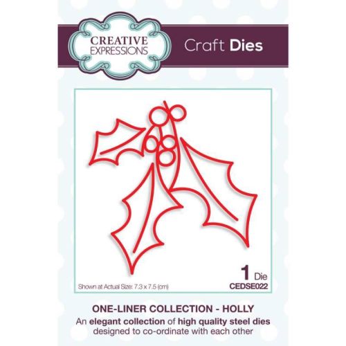 Holly One Liner Craft Die