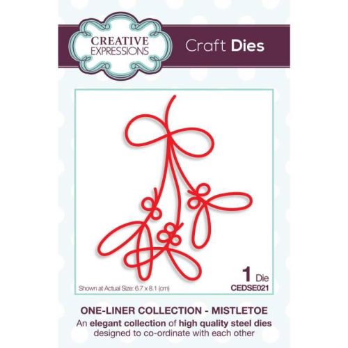 Mistletoe One Liner Craft Die